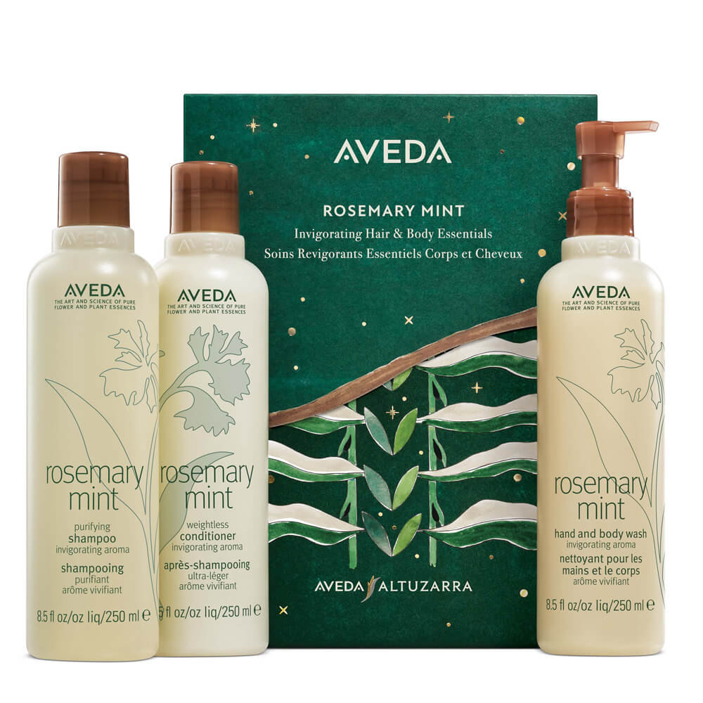 Aveda Rosemary Mint Invigorating Hair & Body Essentials Set